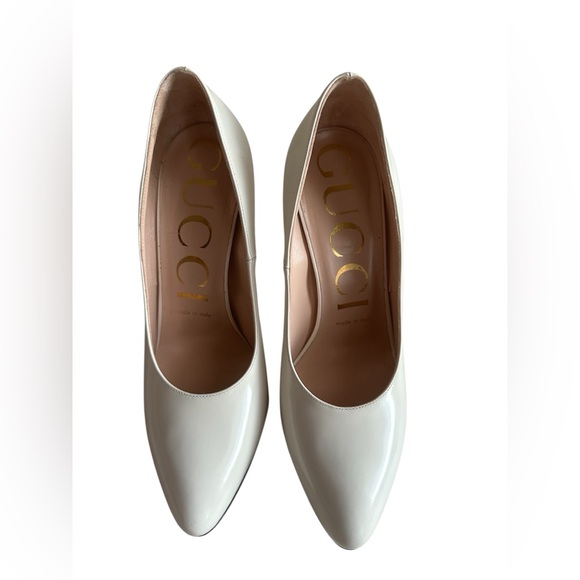 Gucci Elaisa white High Heel pumps sz. 36 - Picture 5 of 9